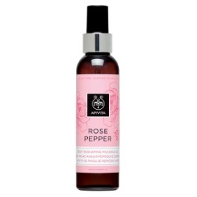 APIVITA Rose Pepper Λάδι Μασάζ Αναδιαμόρφωσης Σώματος 150ml