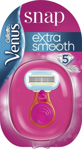 Gillette Venus Snap Extra Smooth Cosmo Pink (Μηχανή + 1 Αντ/κό)