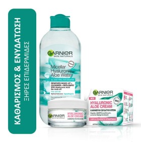 Garnier Set Hyaluronic Aloe Water Micellaire 400ml & Hyaluronic Aloe Cream 50ml