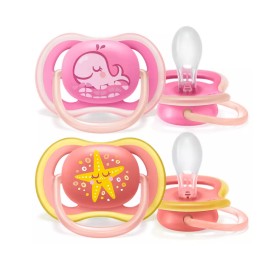 Avent Ultra Air SCF085/04 Ορθοδοντικές Πιπίλες για Κορίτσια 6-18m 2τμχ