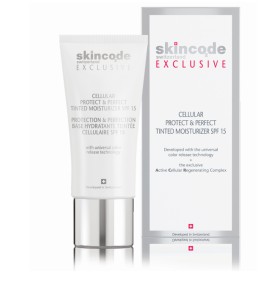 Skincode Exclusive Cellular Protect & Perfect Tinted Moisturizer SPF15 30ml