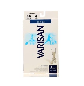 Varisan Lui & Lei Maron Κάλτσες Διαβαθμισμένης Συμπίεσης Κάτω Γόνατος 14 mmHg 707 No 4 (43-45)