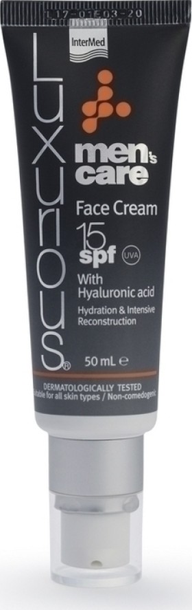 Intermed Luxurious Mens Care Face Cream SPF15 50ml