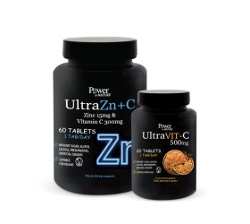 Power Health Set Ultra Zn+C 60tabs + Δώρο Ultra Vit-C 500mg 20tabs