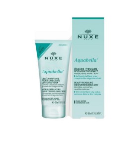 Nuxe Set Aquabella Beauty Revealing Moisturising Emulsion 50ml + Δώρο Aquabella Micro Exfoliating Purifying Gel Daily Use 30ml