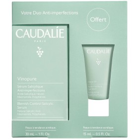 Caudalie Set Vinopure Blemish Control Salicylic Serum Eνυδατικός Ορός Προσώπου 30ml + Δώρο Vinopure Moisturizing Mattifying Fluid Ενυδατική Κρέμα Προσώπου 15ml