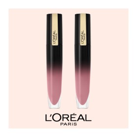 LOreal Paris Set Gloss Rouge Brilliant Signature 305 Be Captivating Liquid Lip Gloss Duo Pack 6,7ml