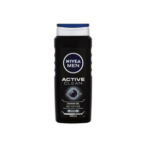 Nivea Men Shower Gel Active Clean 3in1 Ανδρικό Αφρόλουτρο 500ml
