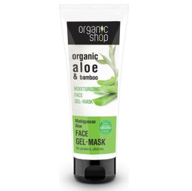 Organic Shop Madagaskan Aloe & Bamboo Ενυδατική Μάσκα Προσώπου 75ml