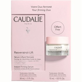Caudalie Set Resveratrol Lift Instant Firming Serum Αντιρυτιδικός & Συσφιγκτικός Ορός Προσώπου 30ml + Δώρο Resveratrol-Lift Firming Cashmere Creme Συσφιγκτική Αντιρυτιδική Kρέμα Ημέρας 15ml