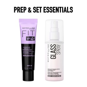 Maybelline Set Glass Finishing Makeup Spray 100ml + Fit Me SPF20 Luminous Smooth Makeup Primer 30ml