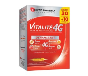 Forte Pharma Energie Vitalite 4G με 50% Επιπλέον Προιόν 30 Γυάλινες Αμπούλες