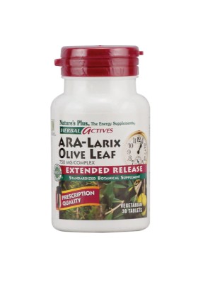 Natures Plus ARA-LARIX/OLIVE LEAF, 30TABS