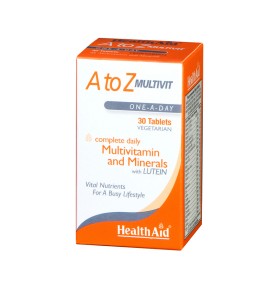 HEALTH AID A TO Z MULTIVIT - Lutein 30vetabs