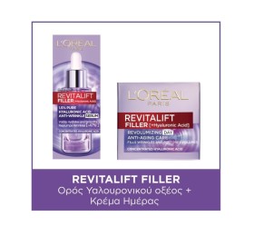 LOreal Paris Set Revitalift Filler Hyaluronic Acid Serum Dropper 30ml + Revitalift Filler Day Cream 50ml