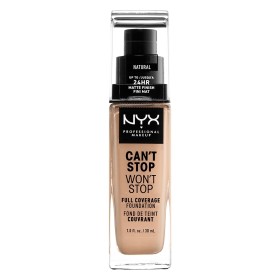 NYX PM Cant Stop Wont Stop Full Coverage Foundation  7 NATURAL 30ml