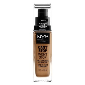 NYX PM Cant Stop Wont Stop Full Coverage Foundation  13 GOLDEN 30ml