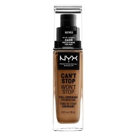 NYX PM Cant Stop Wont Stop Full Coverage Foundation  16,5 NUTMEG 30ml