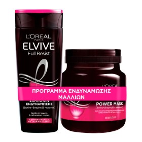 LOreal Paris Set Elvive Full Resist Shampoo 400ml + Elvive Full Resist Poewer Mask 680ml