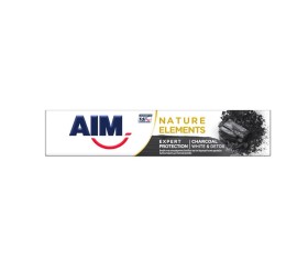 Aim Nature Elements Charchoal White & Detox Οδοντόκρεμα με Σκόνη Άνθρακα 75ml