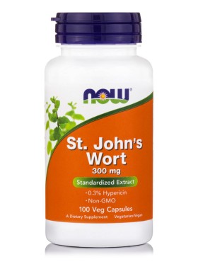 Now Foods St. Johns Wort Extract 300mg 100 Veg.Caps.