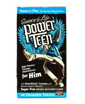 Natures Plus POWER TEEN FOR HIM 60CHEWTABS