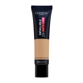 LOreal Paris Infaillible 24h Matte Cover Liquid Foundation 260 Golden Sun 30ml
