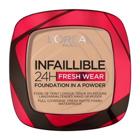 Loreal Paris Infaillible 24H Fresh Wear μεικαπ σε μορφή πούδρας 130 True Beige 9gr
