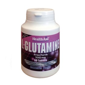 HEALTH AID L-GLUTAMINE 500mg 60s
