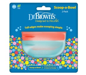Dr. Browns Μπολ Φαγητού για Μωρά 4+ Μηνών 2τμχ