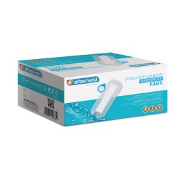 Alfashield Self Adhesive Pad Waterproof 9cmx15cm Διαφανή Αποστειρωμένα Αυτοκόλλητα Επιθέματα 50τμχ