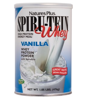 Natures Plus SPIRU-TEIN WHEY VANILLA, 476G