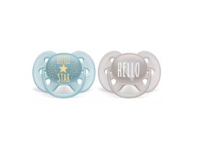 Avent Ultra Soft Ορθοδοντική Πιπίλα Σιλικόνης SCF223/01 6-18m 2τμχ