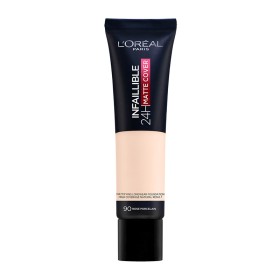 LOreal Paris Infaillible 24h Matte Cover Liquid Foundation 90 Rose Porcelani 30ml