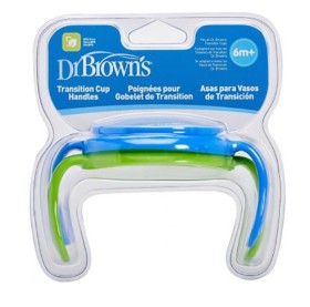 Dr. Browns Λαβές για κύπελλο με μαλακό στόμιο αγόρι (2 τεμ.)