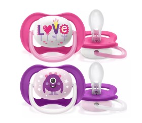 Avent Ultra Air Happy 6-18m SCF080/10 Ορθοδοντική Πιπίλα 2τμχ