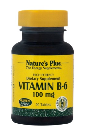 NATURES PLUS Vitamin B6 (Πυριδοξίνη) 100mg 90tabs