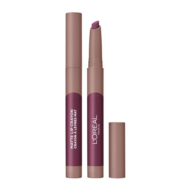 Loreal Paris Matte Lip Crayon 107 Sizzling Sugar 1,3gr - Κραγιόν