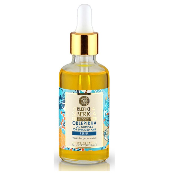 Natura Siberica Oblepikha Oil Complex for Damaged Hair Λάδι για Ταλαιπωρημένα Μαλλιά 50ml