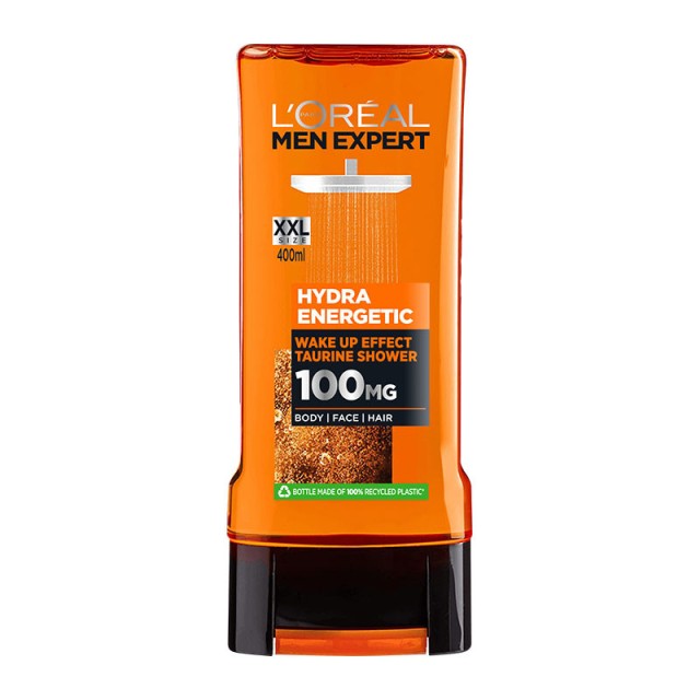 Loreal Paris Men Expert Hydra Energetic Αφρόλουτρο Εμπλουτισμένο με Ταυρίνη 400ml