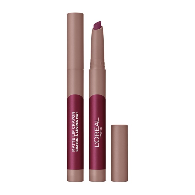 Loreal Paris  Ιnfaillible Matte Lip Crayon 114 No Fig Deal 1,3gr - Κραγιόν