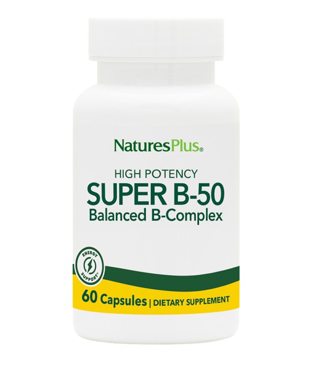 NATURES PLUS Vitamin Super B 50 60vcaps