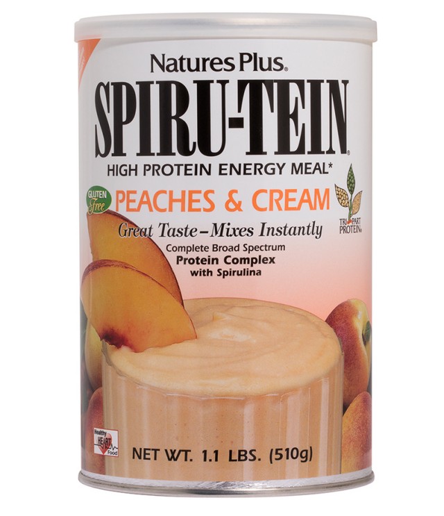 Natures Plus SPIRU-TEIN PEACHES & CREAM, 510G