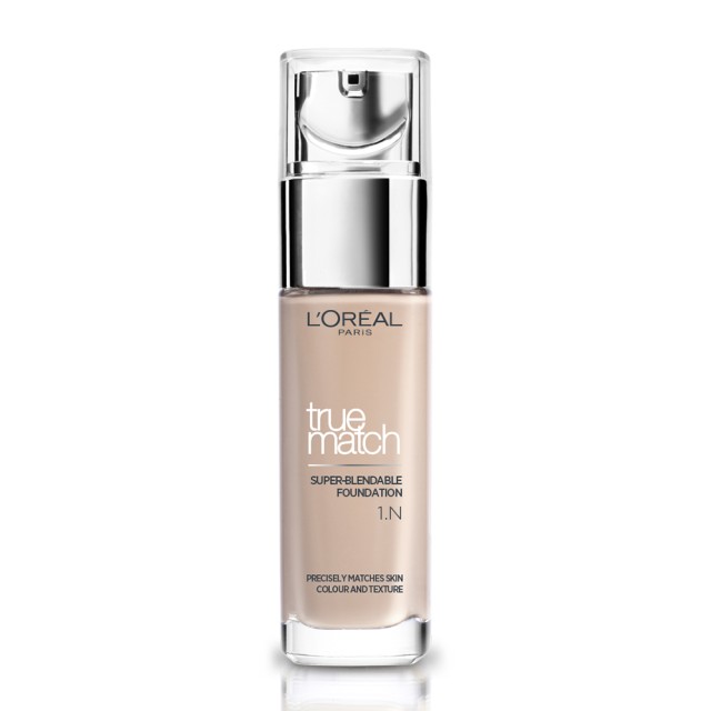 LOreal Paris True Match Super-Blendable Foundation 1.N Ivory 30ml