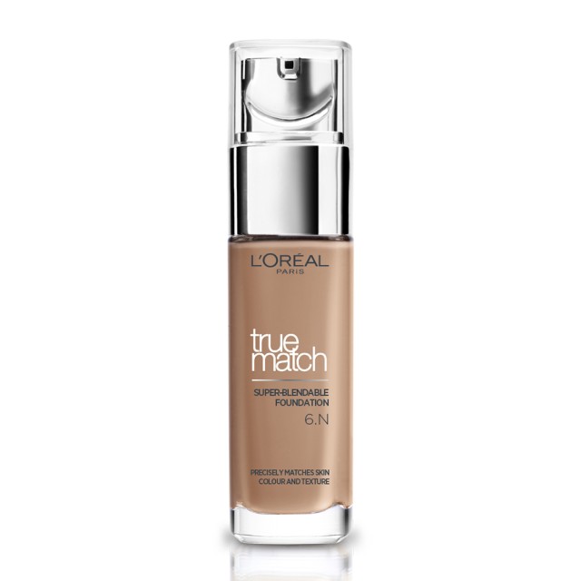 LOreal Paris True Match Super-Blendable Foundation 6.N Honey 30ml