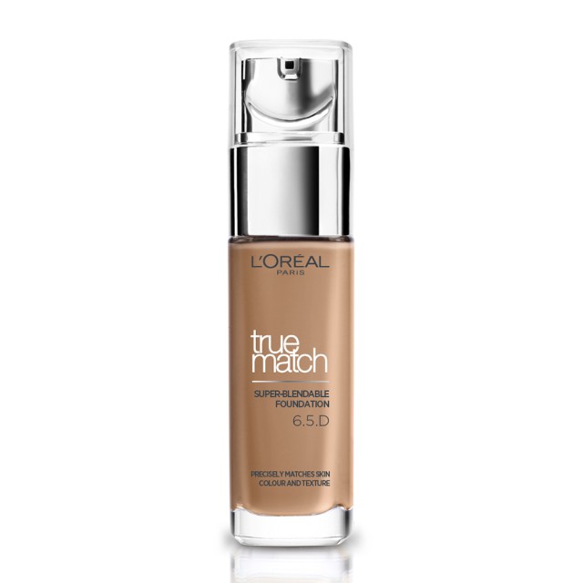 LOreal Paris True Match Super-Blendable Foundation 6.5.D/6.5.W Golden Toffee 30ml