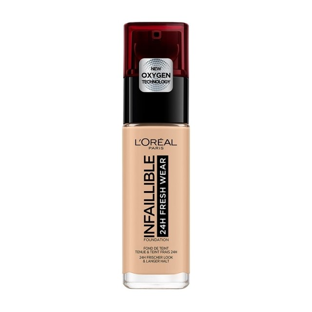 LOreal Paris Infaillible 24hr Freshwear Liquid Foundation 125 Natural Rose 30ml