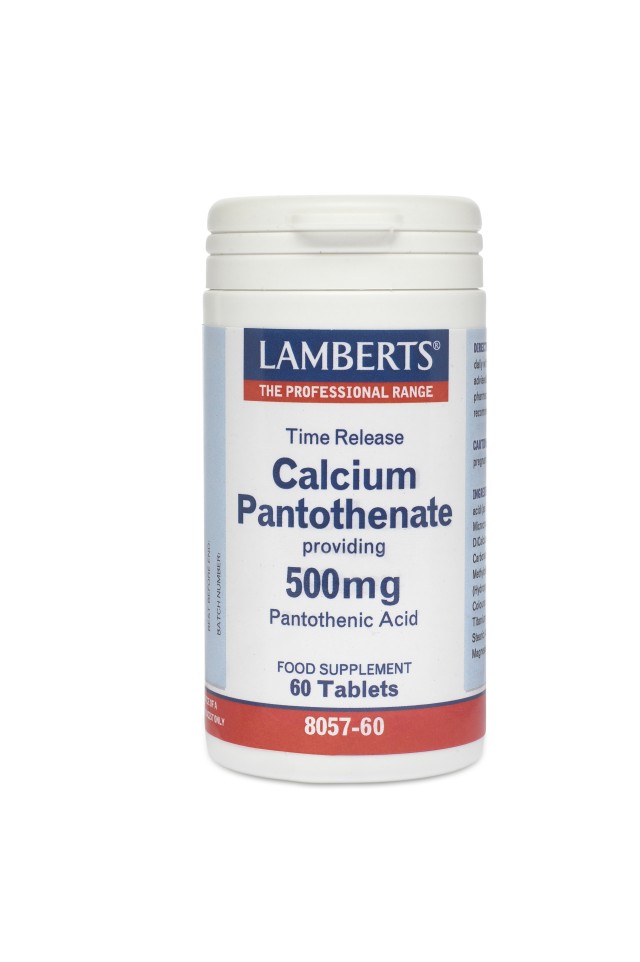 LAMBERTS CALCIUM PANTOTHENATE 500MG 60TABS