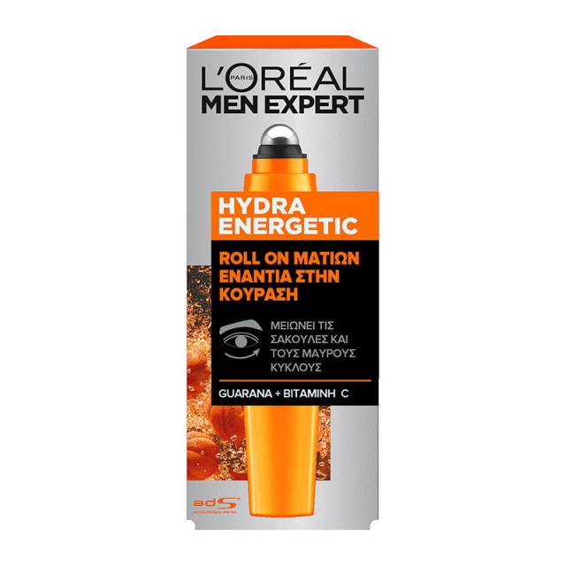 Loreal Paris Men Expert Hydra Energetic Roll-On Ματιών 10ml