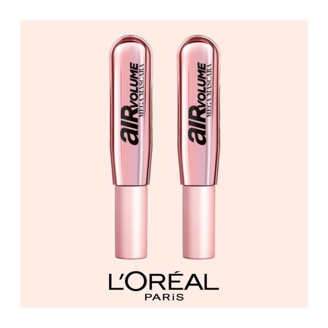 Loreal Paris Set Air Volume Mega Mascara Black Duo Pack 9,4ml